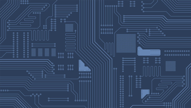 Electronic circuits concept PCB background
