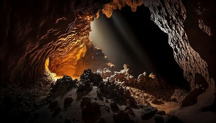 Underground Cave Inside
