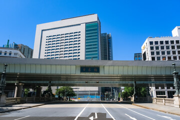 東京都中央区 日本橋の街並み