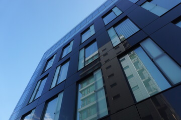 Modern office building with glass facade