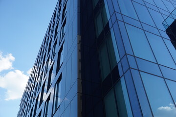 Modern office building with glass facade