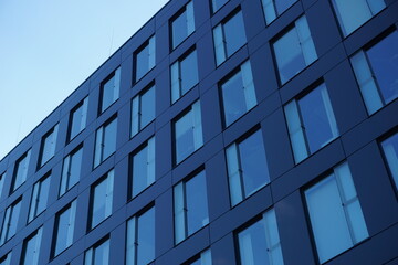 Modern office building with glass facade