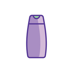 Shampoo thin line icon. Simple packaging. Modern vector illustration for beauty shop.