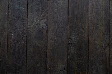 Close view of wooden plank table, wooden background texture surface.