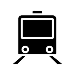 Train vector icon. railway illustration sign. Tram symbol. Public transport logo. 