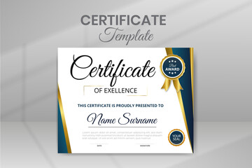Modern Design Certificate Template