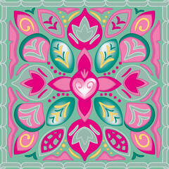 Majolica with floral inspiration in 3D and 2D versions. The fusion between fluid geometries and bright colors make this new design for internal and external decorations.