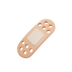 plaster icon 3D illustration medical assets