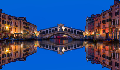 Rialto bridge in Venice. Italy