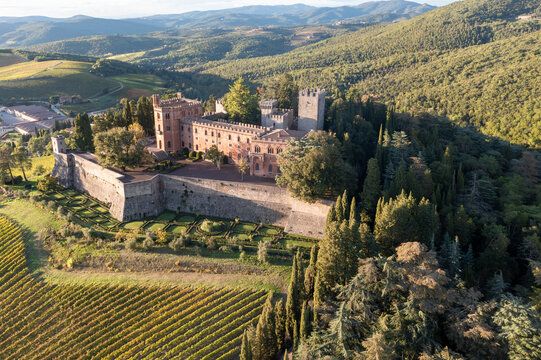 Ricasoli Winery, Chianti Region, Castello di Brolio, Brolio Castle, Province of Siena, Tuscany, Italy