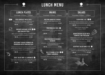 Lunch Menu © kimchansophy