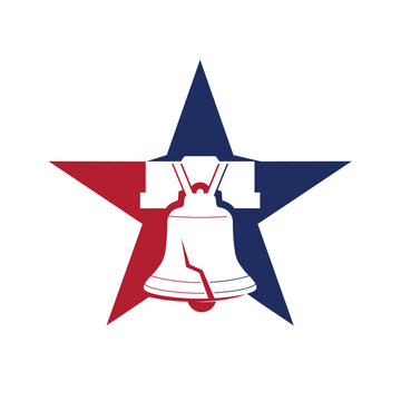 liberty bell logo vector