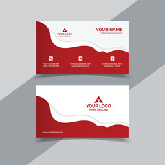 Vector stylish professional business card template