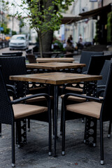 Street cafe.