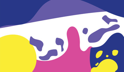 Color gradient background design. Abstract geometric background with liquid shapes. Cool background design for posters. Eps10 vector illustration.