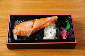 鮭と海苔弁当