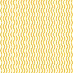 Yellow noodle waves seamless pattern background.