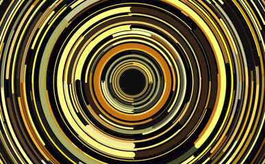  Glowing golden striped lines. Luxury background