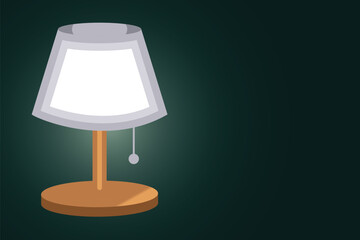 Table lamp concept illustration