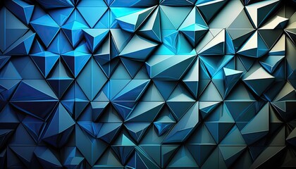 abstract blue background Generative Ai