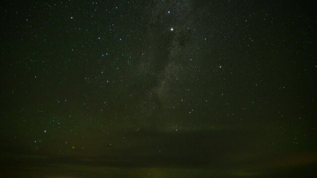  star time lapse over a farm in the outback australia
