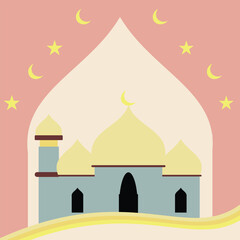 ramadhan background with element design