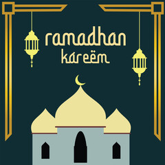 ramadhan background with element design