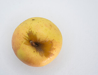 Postre de manzana golden detalle de maduración