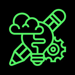 hand drawn illustration of an bulb