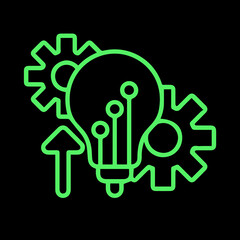 energy concept with gears