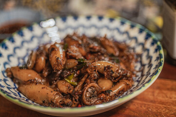 Spicy Fried Small Squid