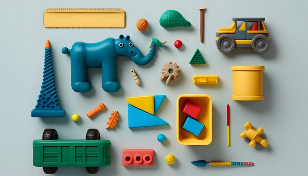 Educational toys for children. Generative AI