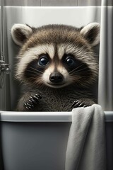 cute raccoon 