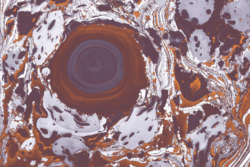 Abstract ebru marbling texture background design.