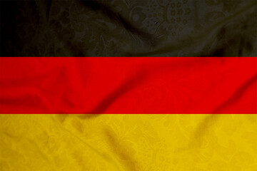 fabric with flag of germany