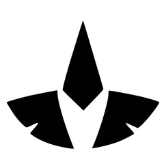Fototapeta premium black and white of icon shape
