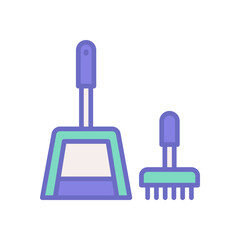 dustpan icon for your website design, logo, app, UI. 