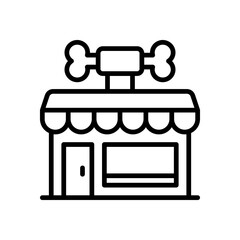 pet shop icon for your website design, logo, app, UI. 