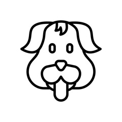 dog icon for your website design, logo, app, UI. 