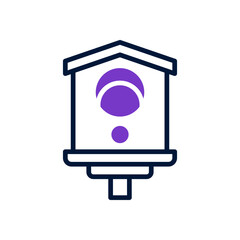 bird house icon for your website design, logo, app, UI. 