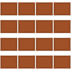 Pattern homemade cookie different taste in pastry biscuit