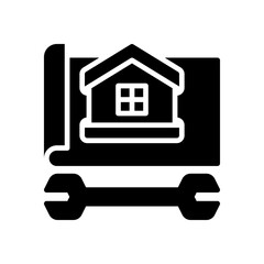home renovation icon for your website design, logo, app, UI. 
