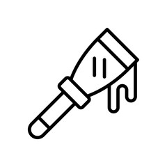 putty knife icon for your website design, logo, app, UI. 