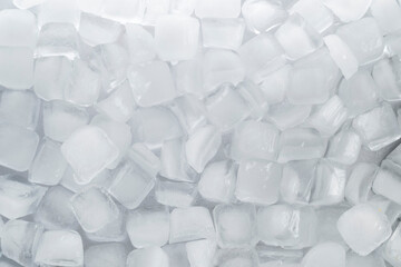 Ice cubes, close up view, fresh food background
- 578342609