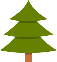 Pine tree icon isolated on white background. Illustration for web, apps, template,...