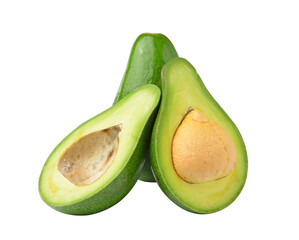 avocado isolated on transparent png