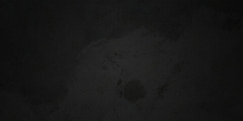 Elegant black background vector illustration with vintage distressed grunge texture and dark gray charcoal color paint, black stone or concrete wall, black banner