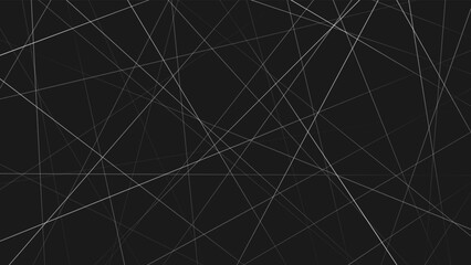 Abstract dark background of intersecting lines in gray colors. Vector illustrator