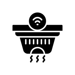 smoke detector icon for your website design, logo, app, UI. 