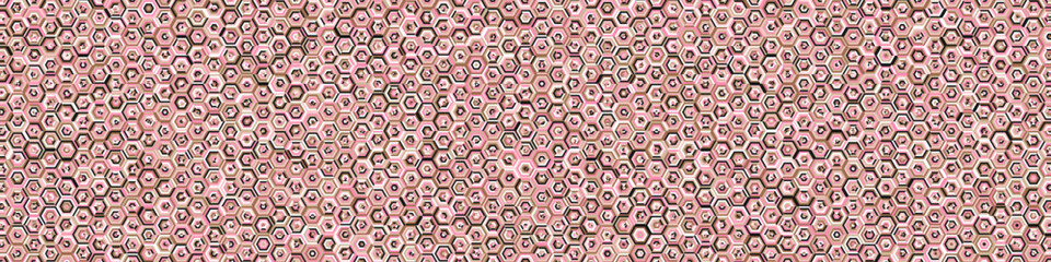  Hexagonal Maze pattern abstract illustration